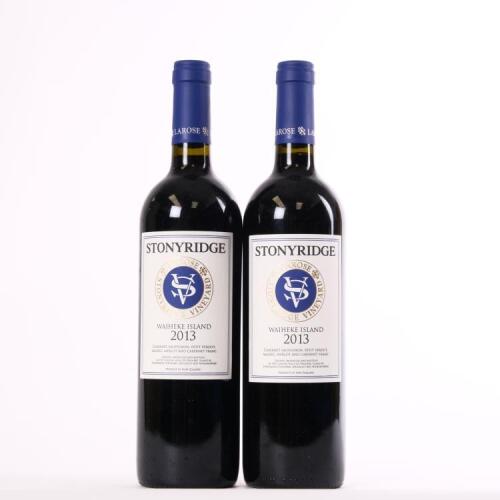 (2) 2013 Stonyridge Vineyard Larose, Waiheke