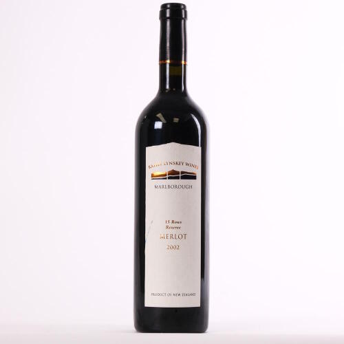 (1) 2002 Kathy Lynskey 15 Rows Reserve Merlot, Marlborough