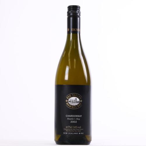 (1) 2002 Esk Valley Chardonnay, Hawkes Bay