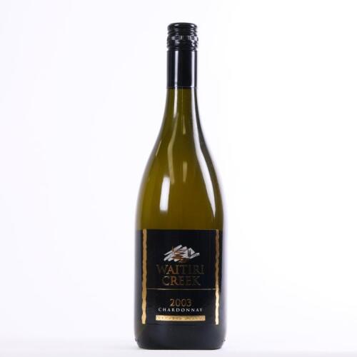 (1) 2003 Waitiri Creek Chardonnay, Central Otago