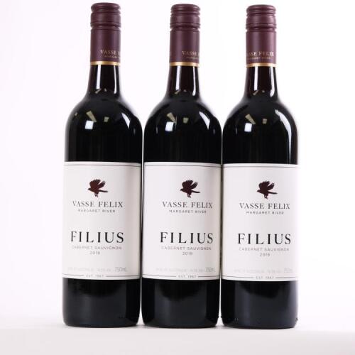 (3) 2019&nbsp;Vasse Felix Filius Cabernet Sauvignon, Margaret River WA