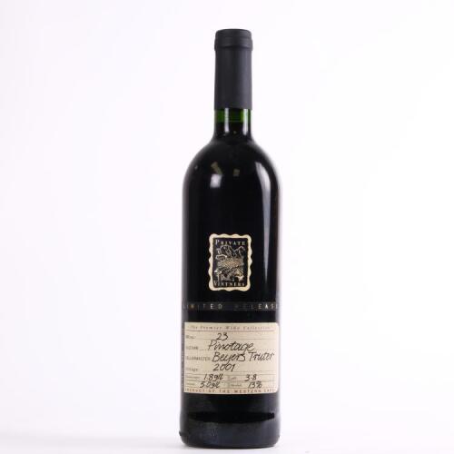 (1) 2001 Private Vintners Beyers Truter Pinotage, Western Cape South Africa