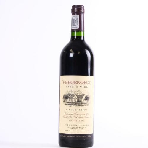 (1) 1995 Vergenoegd Reserve, Stellenbosch South Africa