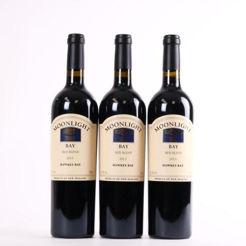 (3) 2013 Moonlight Bay Red Blend, Hawkes Bay