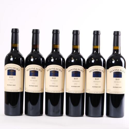 (6) 2013 Moonlight Bay Red Blend, Hawkes Bay