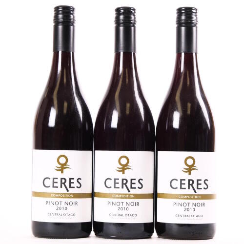 (3) 2010 Ceres Composition Pinot Noir, Central Otago