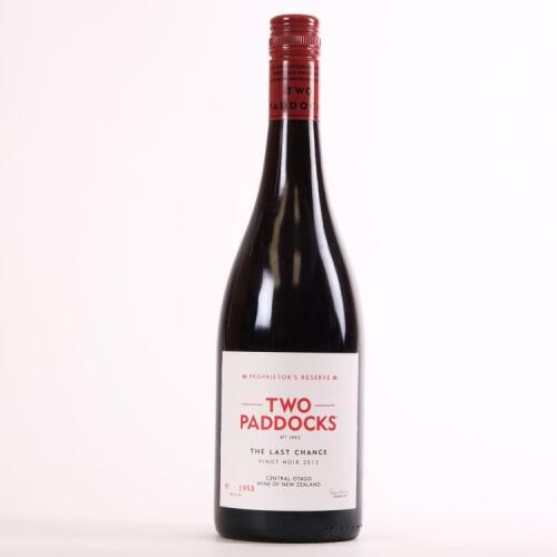 (1) 2013 Two Paddocks The Last Chance Pinot Noir, Earnscleugh
