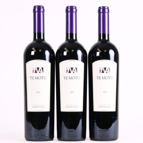 (3) 2009 Te Motu Cabernet Sauvignon/Merlot, Waiheke