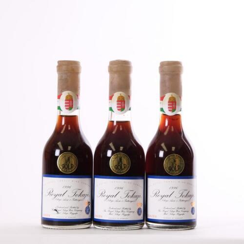 (3) 1996 Royal Tokaji 5 Puttonyos Aszu 250ml, Hungary*