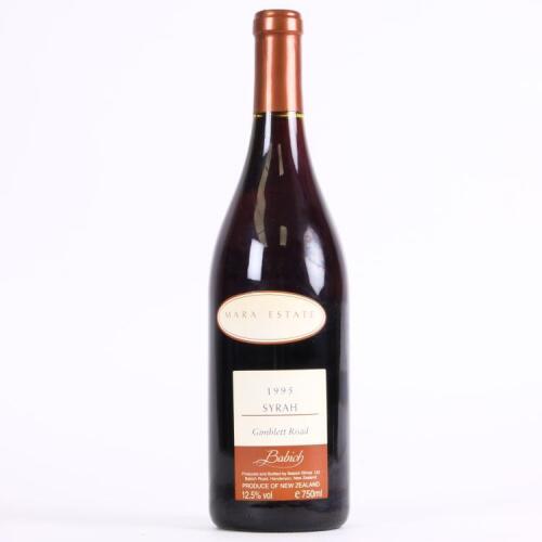 (1) 1995 Babich Mara Estate Syrah, Hawkes Bay
