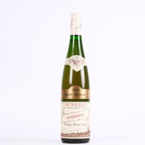 (1) 1995 Schoffit Cuvee Caroline Tokay Pinot Gris