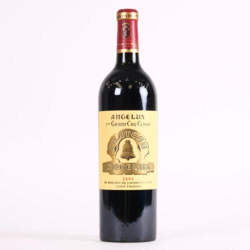 (1) 2003 Chateau Angelus, St Emilion