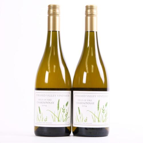 (2) 2014 Pyramid Valley Vineyards Field of Fire Chardonnay, Waikari