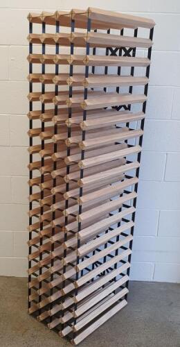 (1) Wooden wine rack