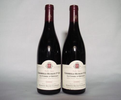 (2) 2006 Domaine Bruno Clavelier Chambolle Musigny La Combe d'Orveaux 1er Cru, Cote de Nuits