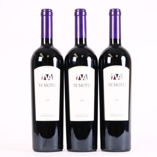 (3) 2009 Te Motu Cabernet Sauvignon/Merlot, Waiheke