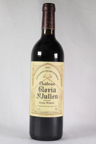 (1) 2002 Chateau Gloria, St Julien