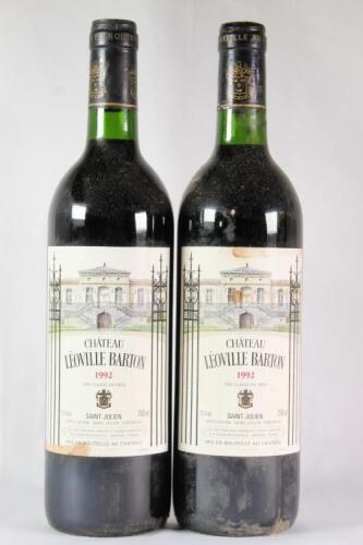 (2) 1992 Chateau Leoville Barton, St Julien