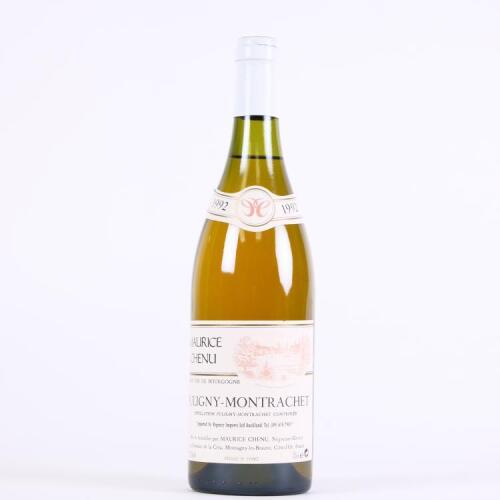 (1) 1992 Maurice Chenu Puligny Montrachet, Cote de Beaune