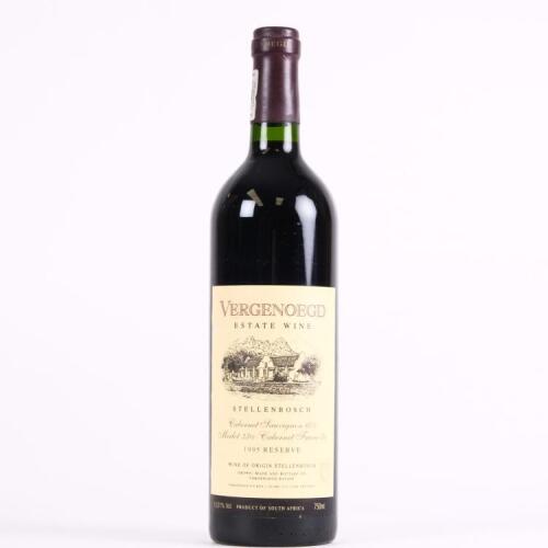 (1) 1995 Vergenoegd Reserve, Stellenbosch South Africa