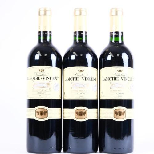 (3) 2011 Chateau Lamothe-Vincent, Bordeaux
