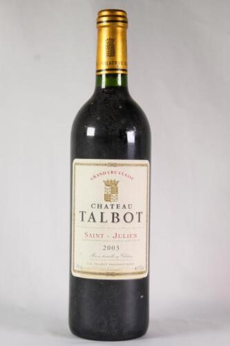 (1) 2003 Chateau Talbot, St Julien