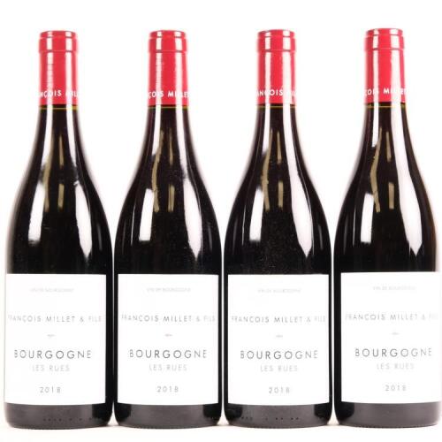 (4)&nbsp;2018 Francois Millet Bourgogne Les Rues, Cote de Nuits *