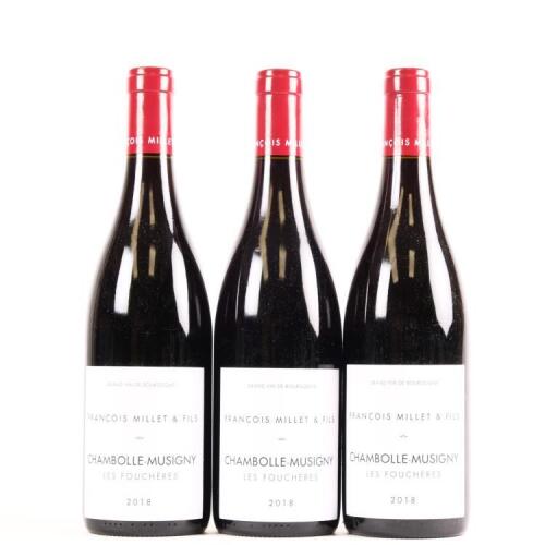 (3) 2018 Francois Millet Chambolle Musigny Les Fourcheres, Cote de Nuits *