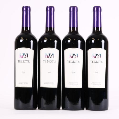 (4) 2016 Te Motu Cabernet Sauvignon/Merlot, Waiheke