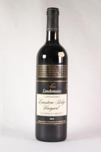 (1) 1989 Lindemans Limestone Ridge Shiraz/Cabernet Sauvignon, Coonawarra SA