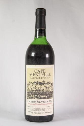 (1) 1982 Cape Mentelle Cabernet Sauvignon, Margaret River WA