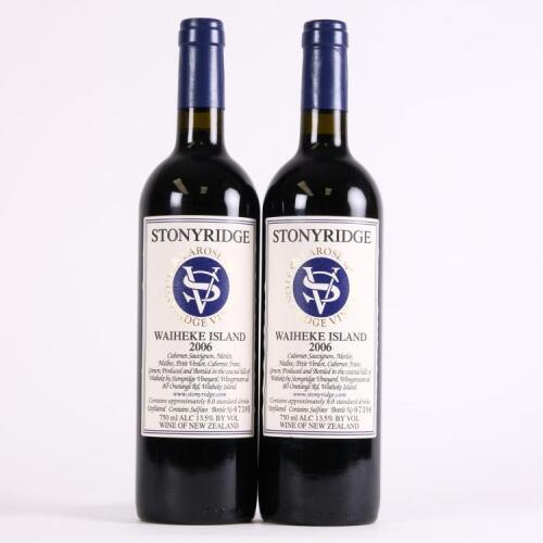 (2) 2006 Stonyridge Vineyard Larose, Waiheke