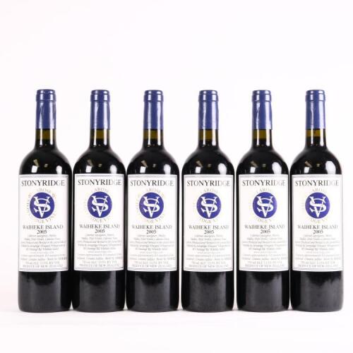 (6) 2005 Stonyridge Vineyard Larose, Waiheke