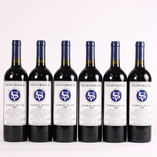 (6) 2008 Stonyridge Vineyard Larose, Waiheke