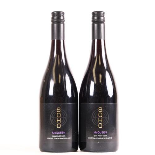 (2) 2009 Soho McQueen Pinot Noir, Central Otago