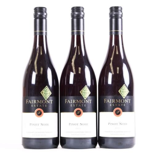 (3) 2011 Fairmont Estate Pinot Noir, Martinborough