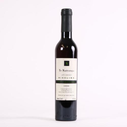 (1) 2000 Te Kairanga Late Harvest Riesling 375ml, Martinborough
