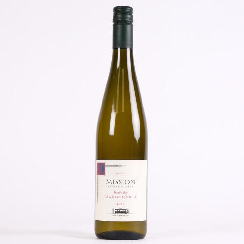 (1) 2007 Mission Gewurztraminer, Hawkes Bay