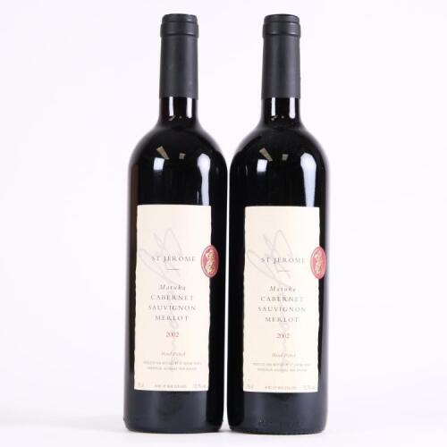 (2) 2002 St Jerome Matuka Cabernet Sauvignon/Merlot, Henderson