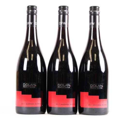 (3) 2011 Dolan Family Wines Shiraz, Barossa SA