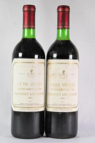 (2) 1989 Moss Wood Cabernet Sauvignon, Margaret River WA