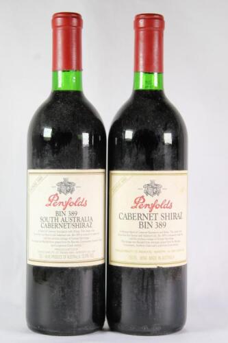 (2) 1989 Penfolds Bin 389 Cabernet Sauvignon/Shiraz, South Australia