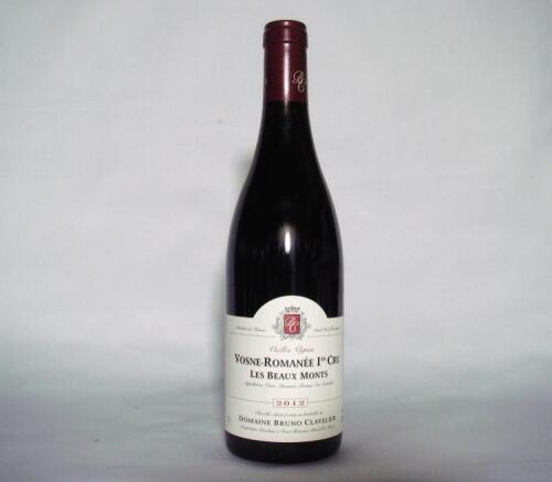 (1) 2012 Domaine Bruno Clavelier Vosne Romanee Beaux Monts 1er Cru, Cote de Nuits