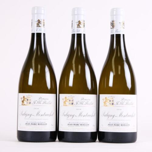 (3) 2018 Jean-Marc Boillot Puligny Montrachet, Cote de Beaune