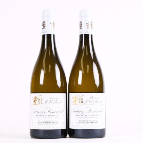 (2) 2018 Jean-Marc Boillot Puligny Montrachet Champ Canet 1er Cru, Cote de Beaune