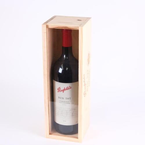 (1) 2002 Penfolds Bin 707 Cabernet Sauvignon 1500ml, South Australia