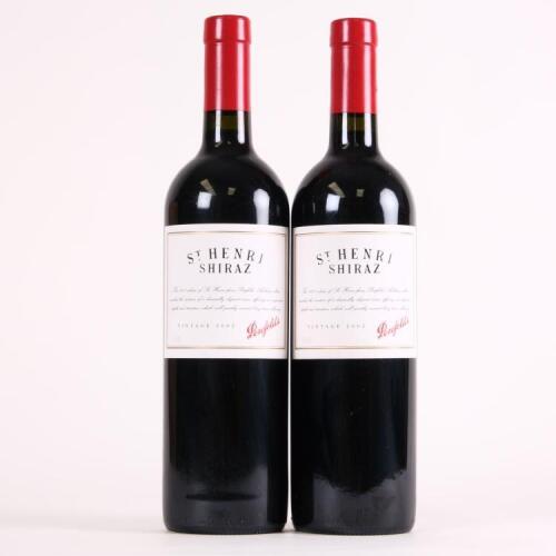 (2) 2002 Penfolds St Henri Shiraz, South Australia