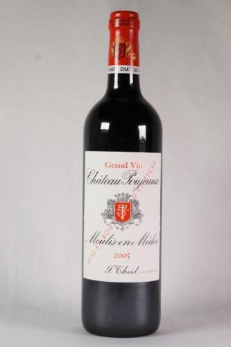(1) 2005 Chateau Poujeaux, Moulis