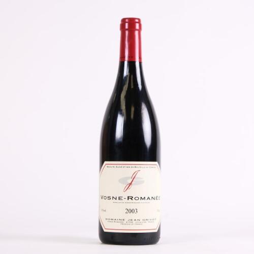 (1) 2003 Domaine Jean Grivot Vosne Romanee, Cote de Nuits