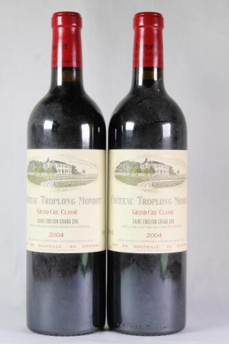 (2) 2004 Chateau Troplong Mondot, St Emilion